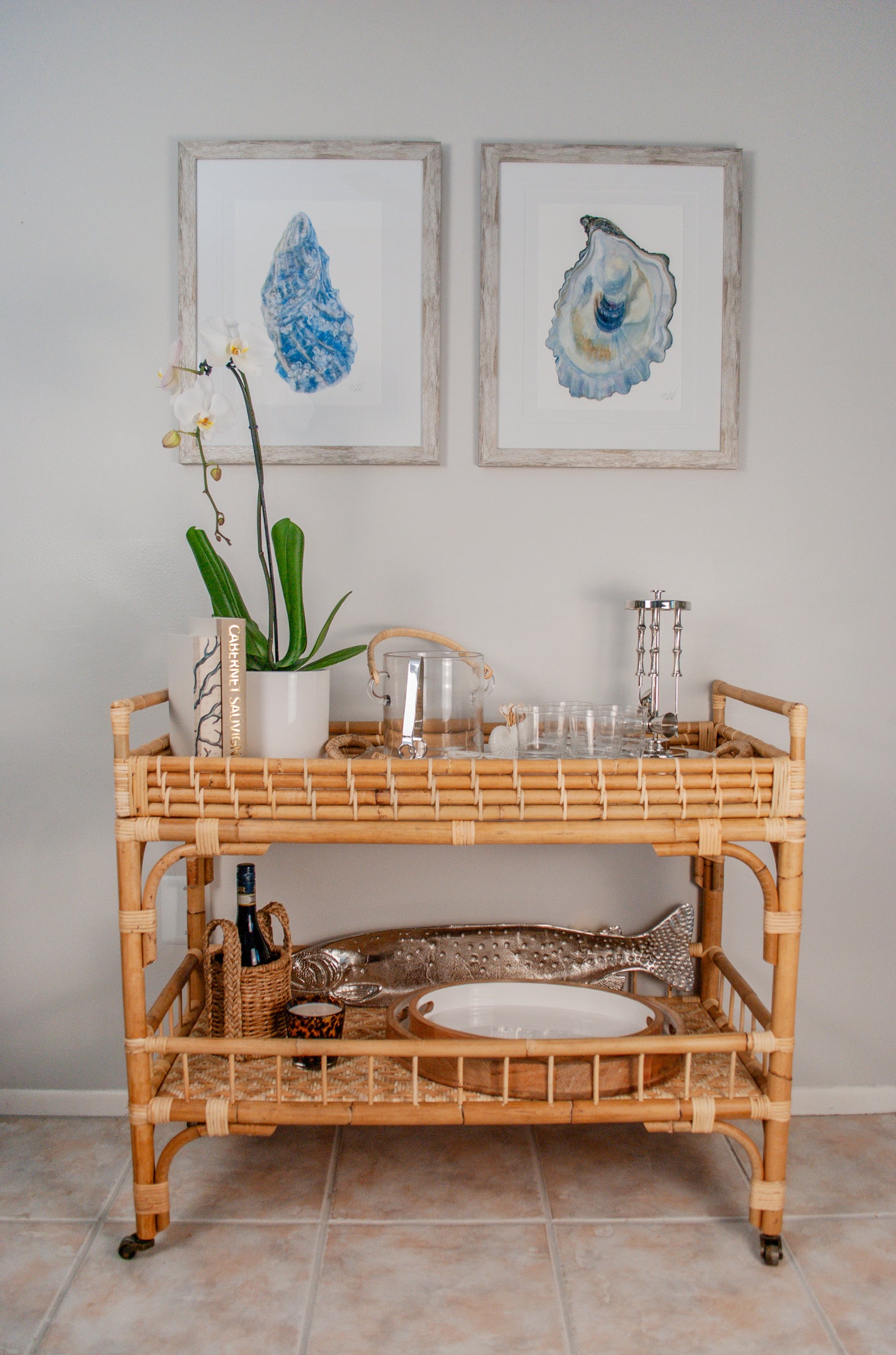 The Beachcomber Bar Cart