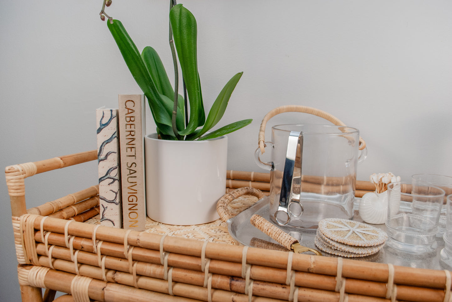 The Beachcomber Bar Cart