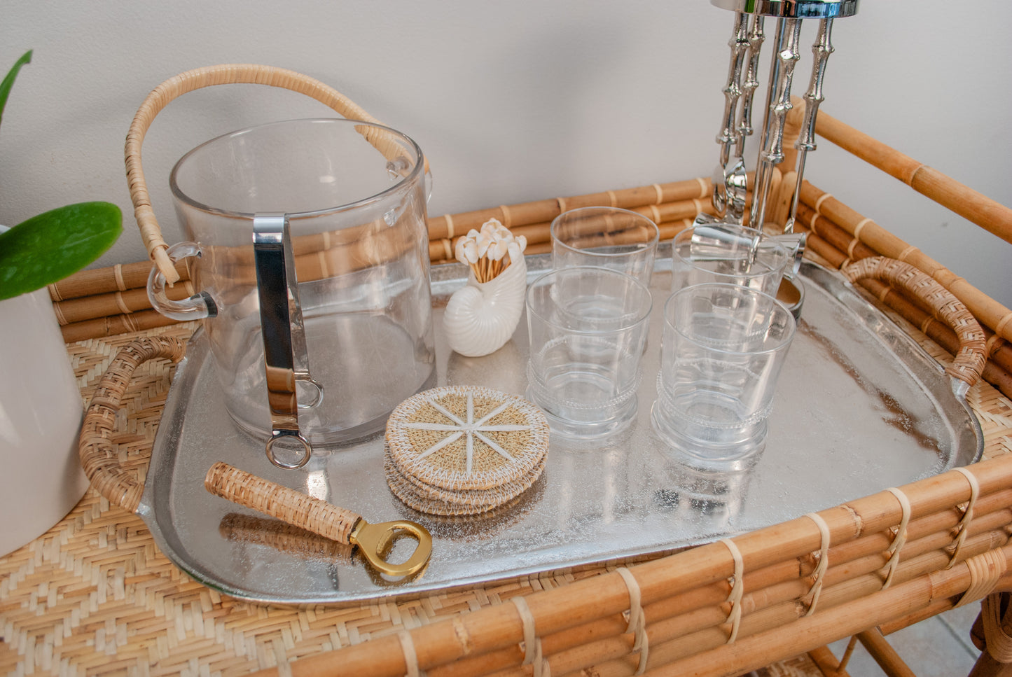 The Beachcomber Bar Cart